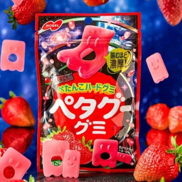 160円 ノーベル 50gキラふわグミ ゴールデンパイン味 [1箱 6個入