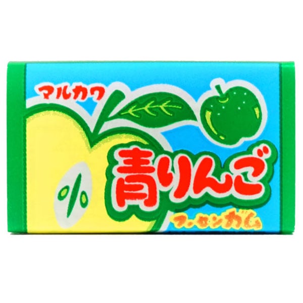 15円 マルカワ 青りんごガム [1箱 55個入]