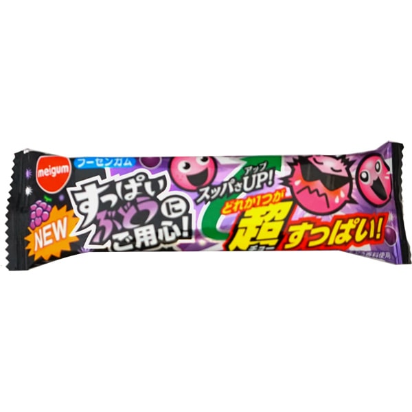 40円 メイチュー すっぱいぶどうにご用心ガム [1箱 20個入