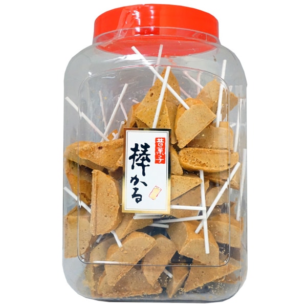 【休売中】13円 平安 棒カルメ　[1ポット 100個入]