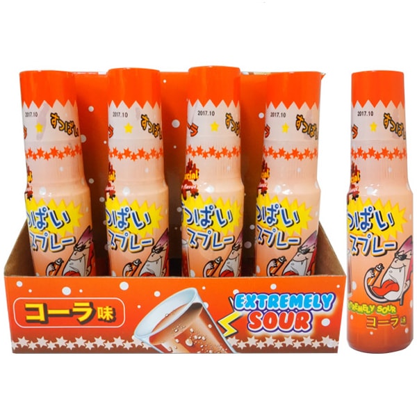 80円 やおきん すっぱいスプレー コーラ [1箱 24個入]