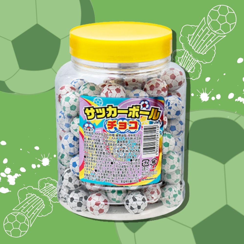15円 やおきん サッカーボールチョコ [1ポット 100個入]
