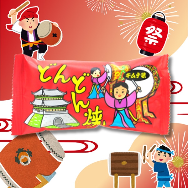 30円 菓道 どんどん焼き キムチ味 [1袋 15個入]