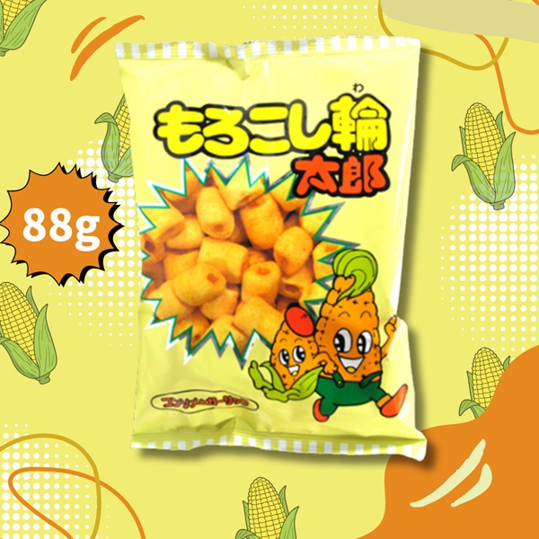 130円 菓道 88ｇもろこし輪太郎 [1箱 10個入]