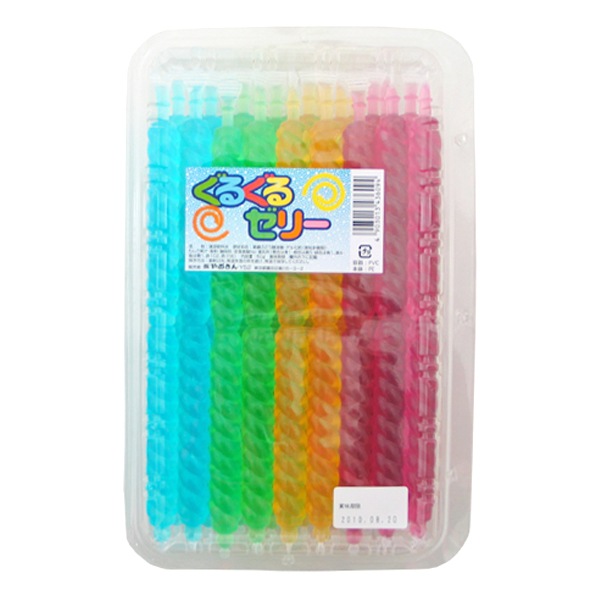ぐるぐる　オーダー品 やおきん ぐるぐるゼリー [1箱 24本入]：駄菓子,お菓子の通販｜卸問屋