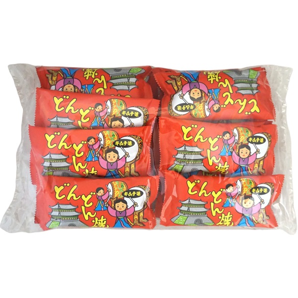 30円 菓道 どんどん焼き キムチ味 [1袋 15個入]：駄菓子,お菓子の通販