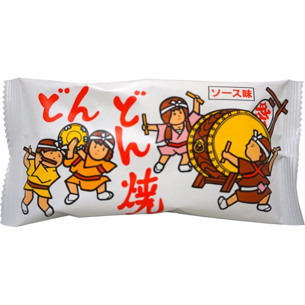 どんどん焼き ソース味 1袋 15個入 駄菓子 お菓子の通販 卸問屋ミカミオンラインショップ