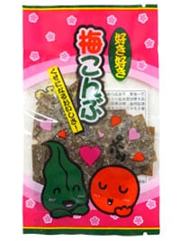 50円 やおきん 好き好き梅こんぶ [1袋 20個入]：駄菓子,お菓子の通販