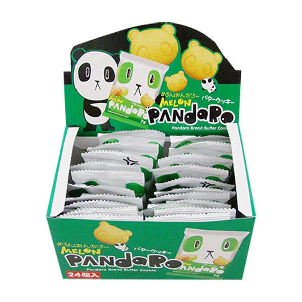 12円 やおきん メロンぱんだろ～ バタークッキー [1箱 24個入]