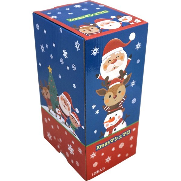 250円 ベストブロス Xmasマシュマロ [1箱 12本入]：駄菓子,お菓子の