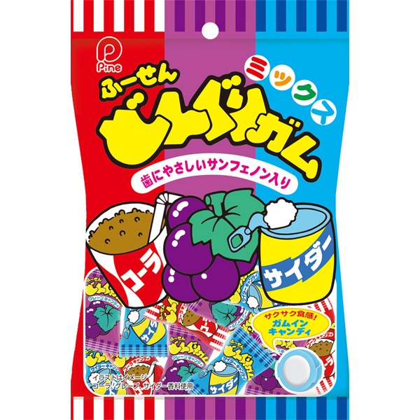 パイン 90gどんぐりガムミックス [1箱 10個入]