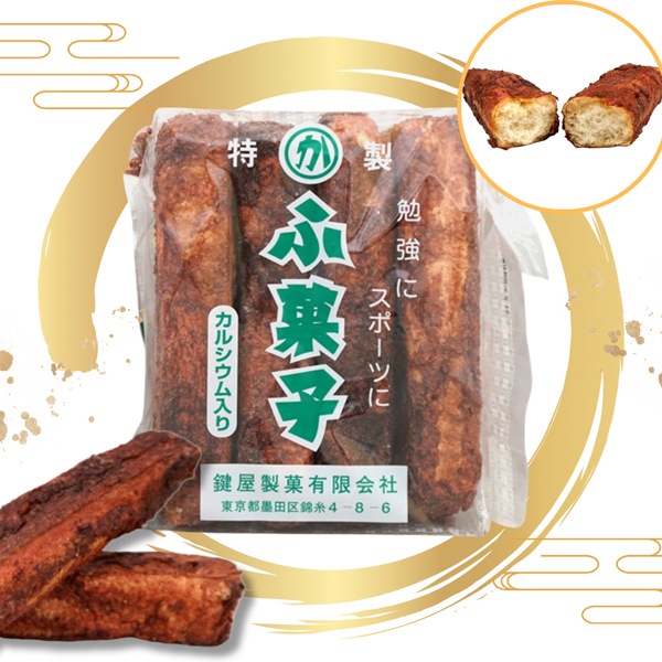 鍵屋製菓 15本入りふ菓子 1袋 15本入 駄菓子 お菓子の通販 卸問屋ミカミオンラインショップ