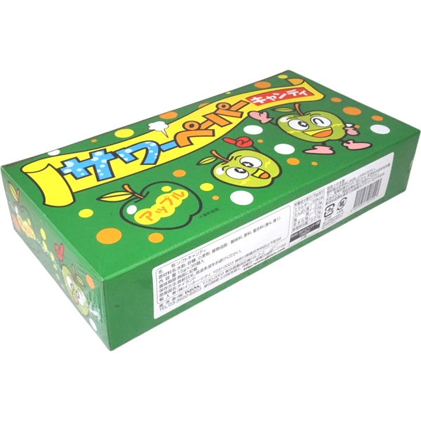 25円 やおきん サワーペーパー アップル味 [1箱 36個入]