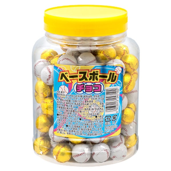 【休売中】15円 やおきん ベースボールチョコ [1箱 100個入]