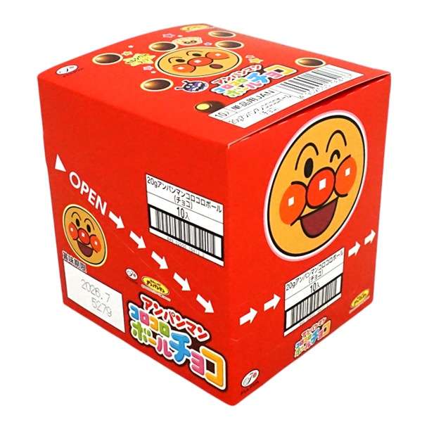 118円 不二家 アンパンマンコロコロボールチョコ [1箱 10個入]