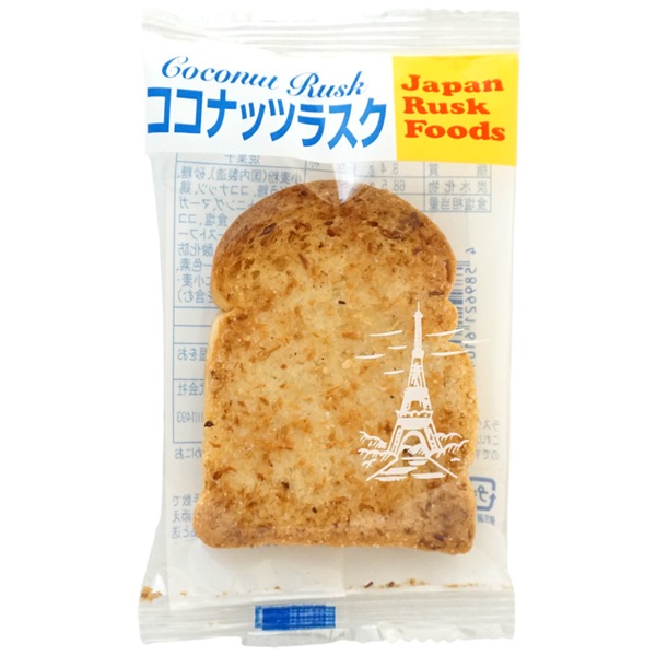 日本ラスクフーズ ココナッツラスク [1箱 40個入]