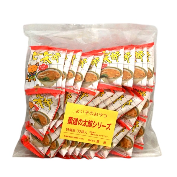 玉太郎のおやつ① 20円 菓道 どーん太郎 [1袋 30袋入]：駄菓子,お菓子の通販｜卸問屋