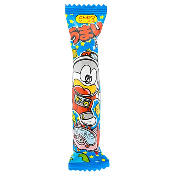 初代うまい棒　ソース味パッケージ　漂着物 15円 やおきん うまい棒 とんかつソース味 [1袋 30本入]：駄菓子,お