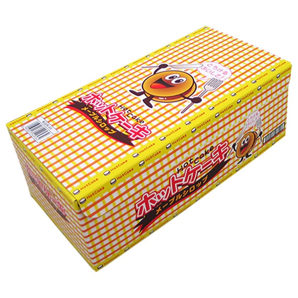 50円 やおきん メープルホットケーキ [1箱 20個入]：駄菓子,お菓子の