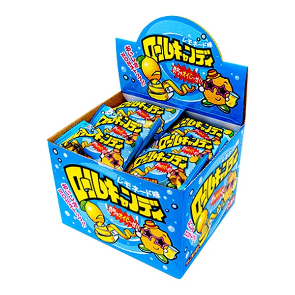 【期間限定】60円 やおきん ロールキャンディ レモネード味 [1箱 24個入]