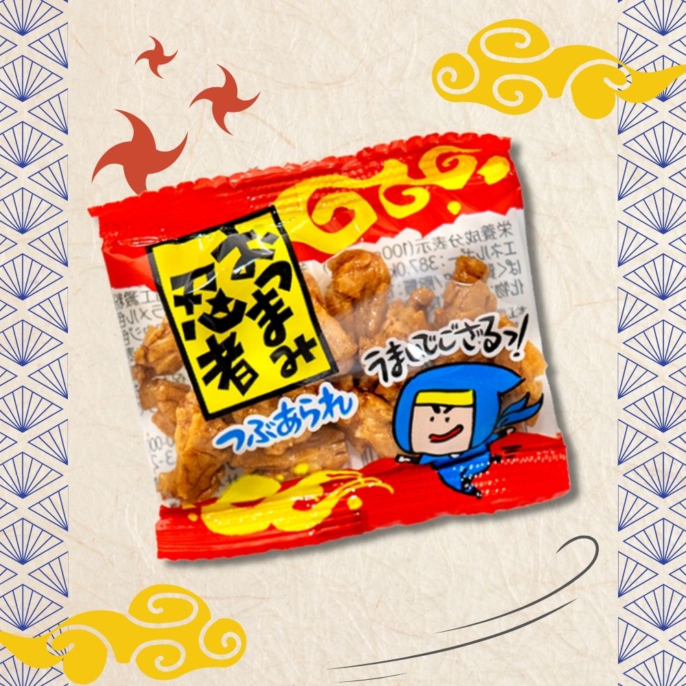 12円 やおきん おつまみ忍者 つぶあられ [1袋 100個入]