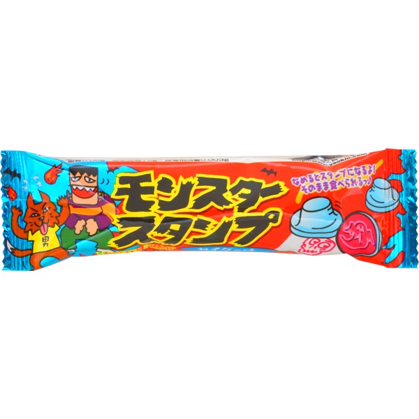 35円 やおきん モンスタースタンプ　サイダー味　[1箱 50個入]
