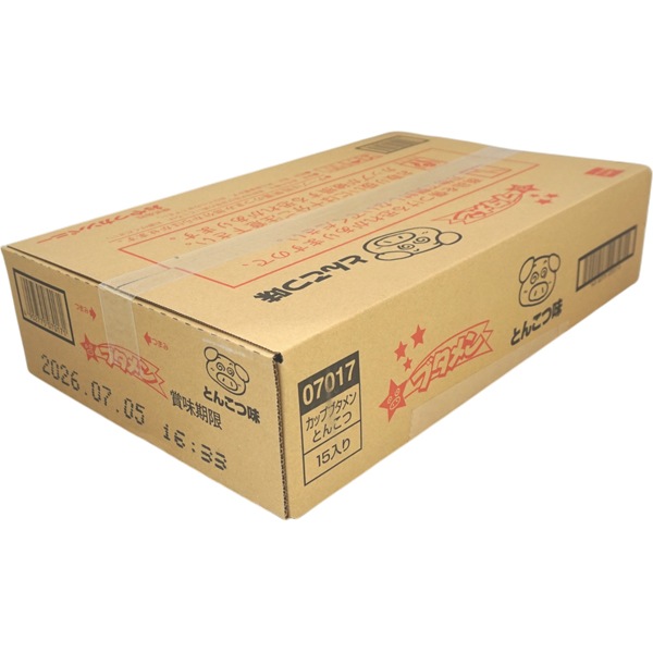 98円 おやつカンパニー ブタメン とんこつ [1箱 15個入]：駄菓子,お