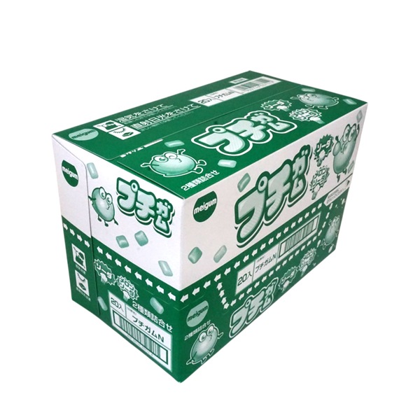 【1ペア】チモールフタオチョウ(チモール産) 80円 メイチュー 26gプチガム ソーダ&メロンソーダ [1箱 20個入