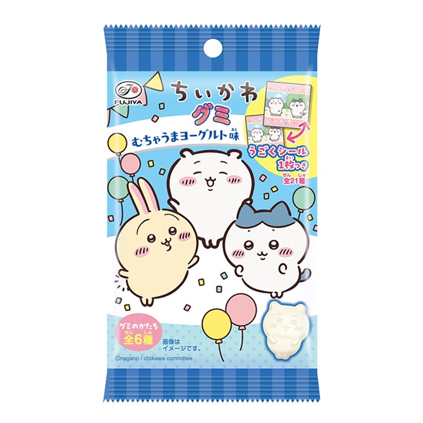 150円 不二家 6粒ちいかわグミ むちゃうまヨーグルト味 [1箱 20個入]