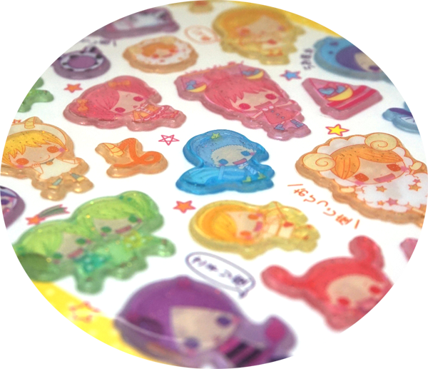 キャンディポップシール 星座 [1袋 12枚入]：駄菓子,お菓子の通販｜卸