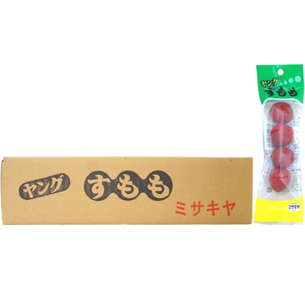 110円 ミサキヤ 58gヤングすもも [1箱 16個入]：駄菓子,お菓子の