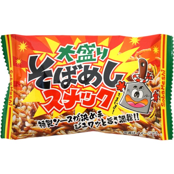 30円 やおきん 大盛りそばめしスナック [1袋 24個入]