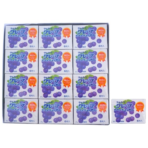 マーブルフーセンガム グレープ味 [1箱 33個入]：駄菓子,お菓子