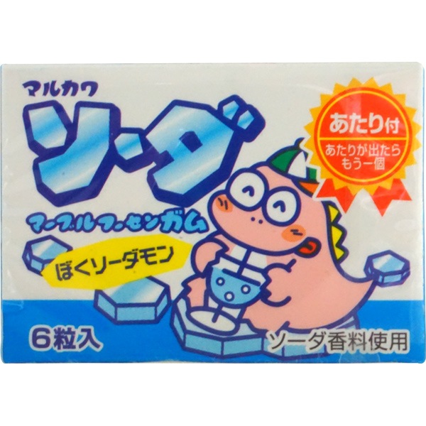 25円 マルカワ ソーダフーセンガム [1箱 33個入]