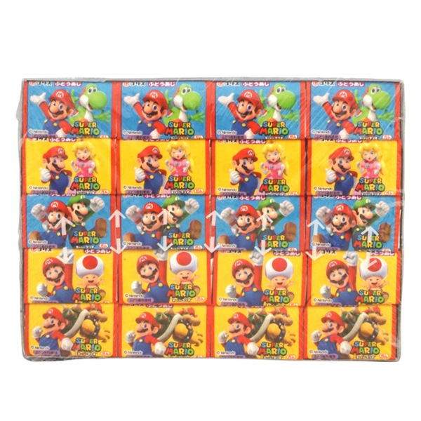 15円 コリス スーパーマリオガム ぶどう味 [1箱 55個入]