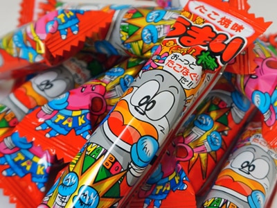 15円 やおきん うまい棒 たこやき味 [1袋 30本入]：駄菓子,お菓子の