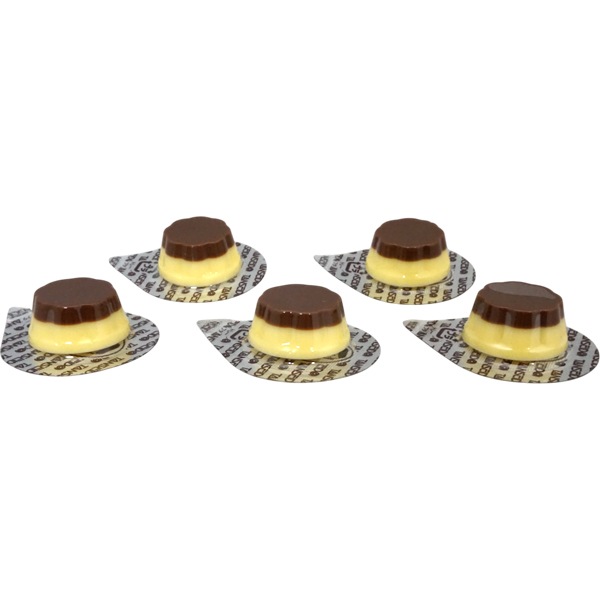 14円 丹生堂 ミニプリンちゃんチョコ 占い付 [1箱 80個入]：駄菓子,お