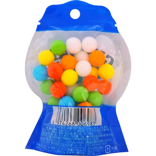 300円 ばにーぷらん 70gガムボールリフィル [1箱 12個入]
