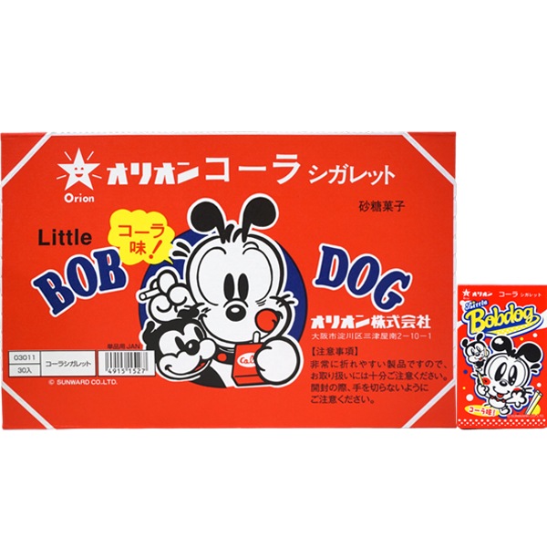 40円 オリオン コーラシガレット [1箱 30個入]：駄菓子,お菓子の通販
