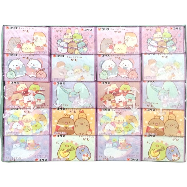 15円 コリス すみっコぐらしガム ぶどう味[1箱 55個入]