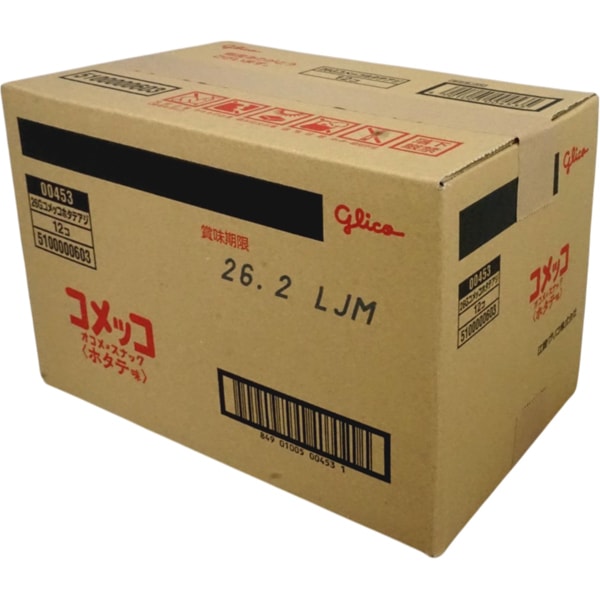 130円 グリコ 26gコメッコ ホタテ味 [1箱 12個入]