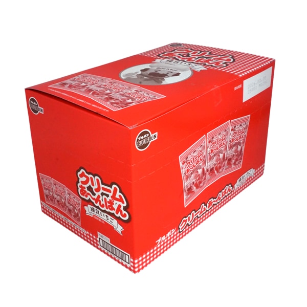 ブルボン 38gクリームあ～んぱん 練乳いちご [1箱 10個入