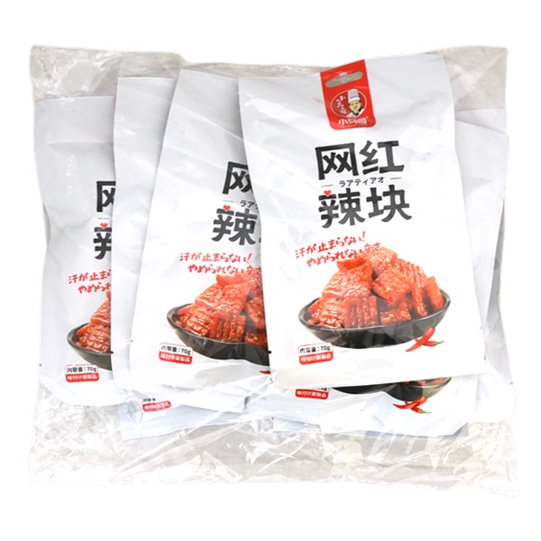 70gラーティアオ 網紅辣塊 [1袋 10個入]