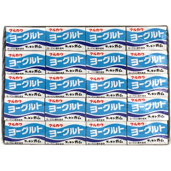 12円 マルカワ フーセンガム ヨーグルト [1箱 55個入]：駄菓子,お菓子