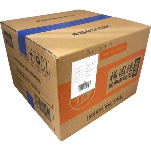 楊國福 経典麻辣湯 麻辣味 [1箱 18個入]