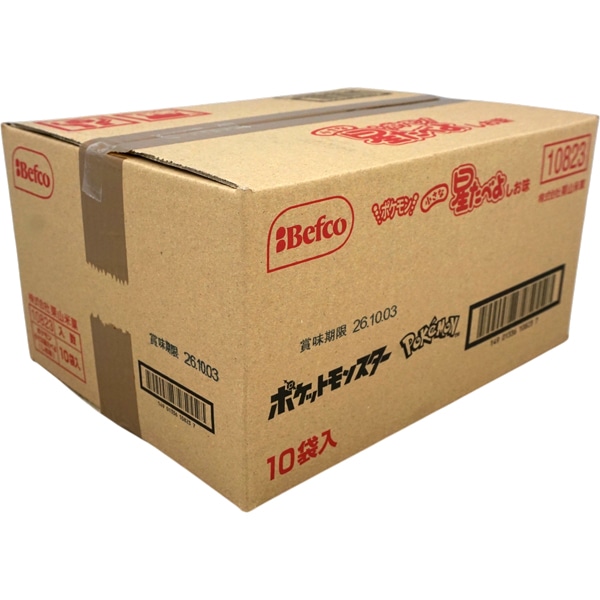 80円 栗山 17gポケモン小さな星たべよ しお味 [1箱 10個入]