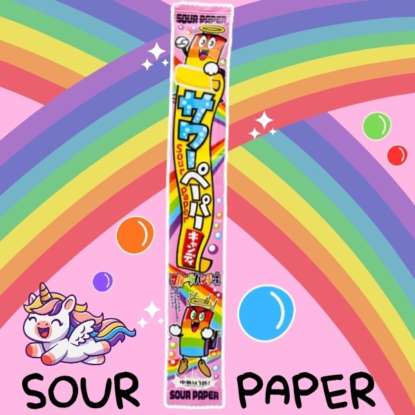 25円 やおきん サワーペーパーキャンディ フルーツパンチ味 [1箱 36個入]