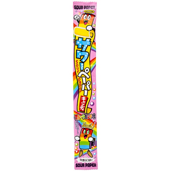 25円 やおきん サワーペーパーキャンディ フルーツパンチ味 [1箱 36個入]