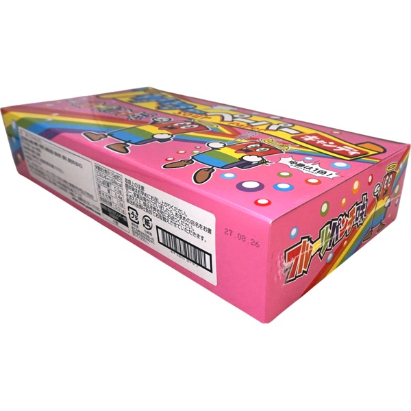 25円 やおきん サワーペーパーキャンディ フルーツパンチ味 [1箱 36個入]