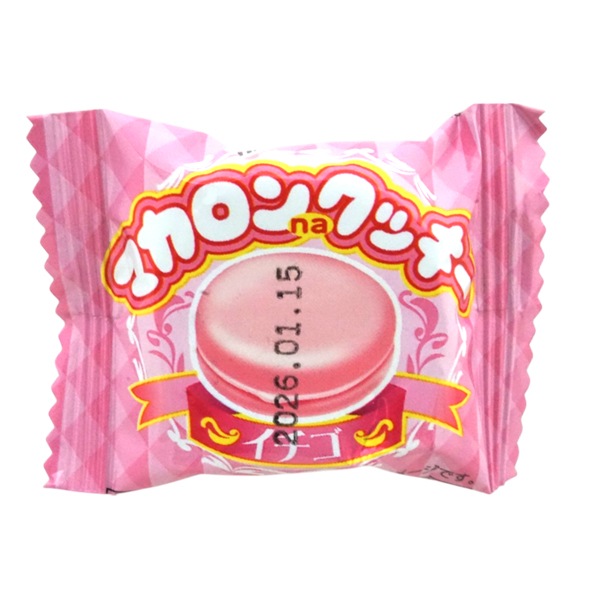 270円 やおきん マカロンクッキー イチゴ [1袋 180g]